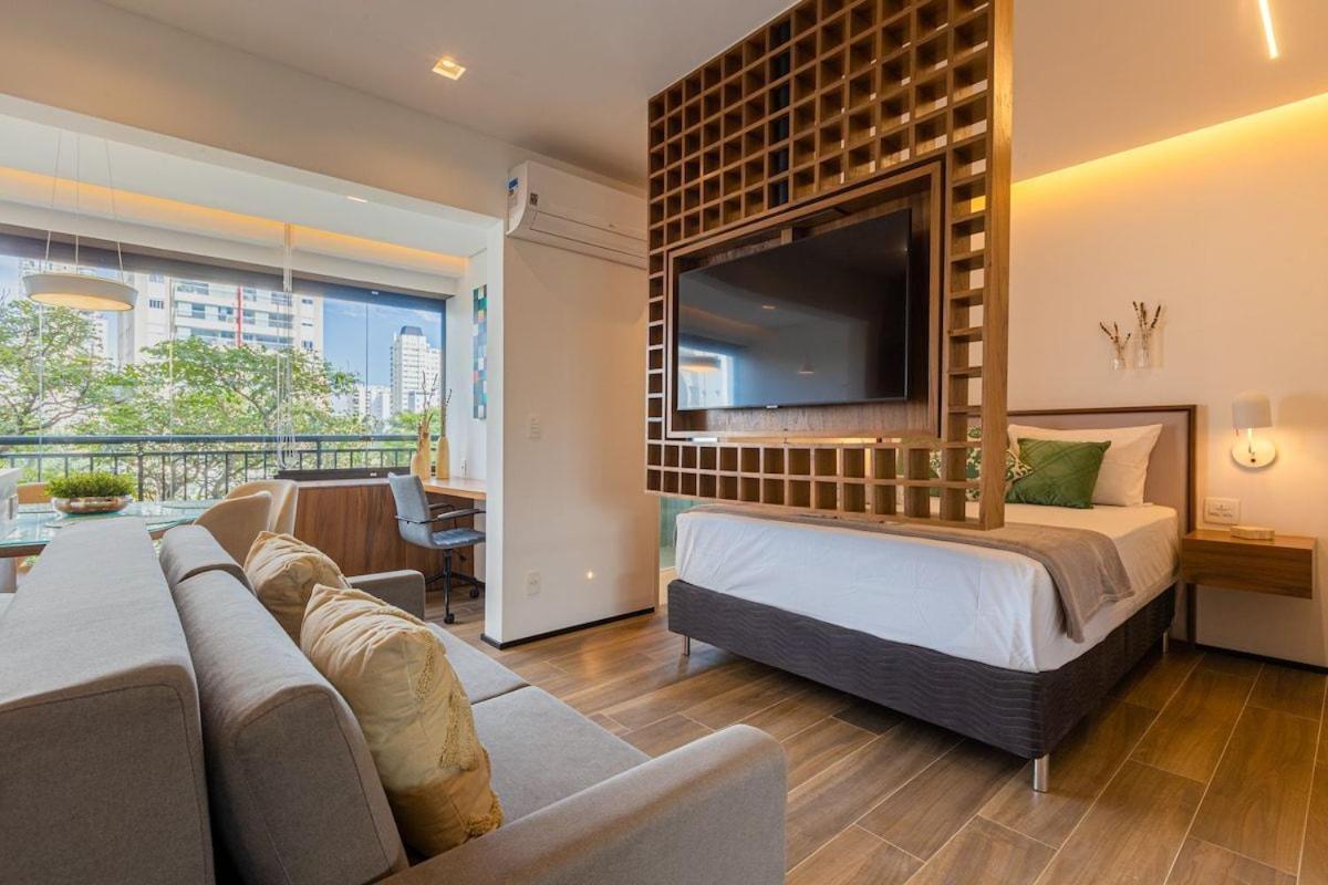 דירות סאו פאולו Easy Star - Luxuoso Studio No Coracao Do Campo Belo - Hc01H מראה חיצוני תמונה