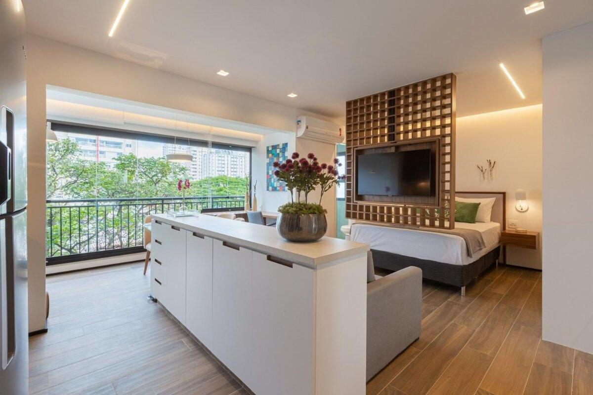 דירות סאו פאולו Easy Star - Luxuoso Studio No Coracao Do Campo Belo - Hc01H מראה חיצוני תמונה