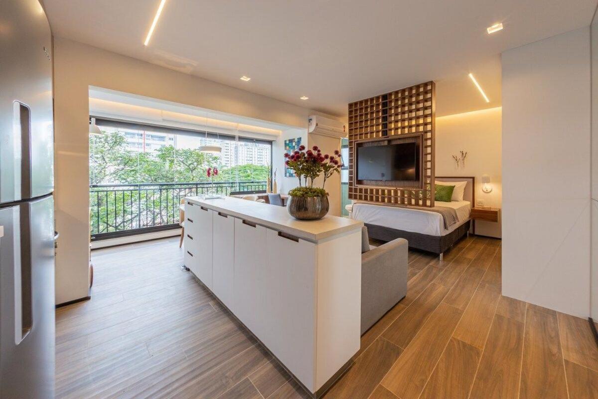 דירות סאו פאולו Easy Star - Luxuoso Studio No Coracao Do Campo Belo - Hc01H מראה חיצוני תמונה