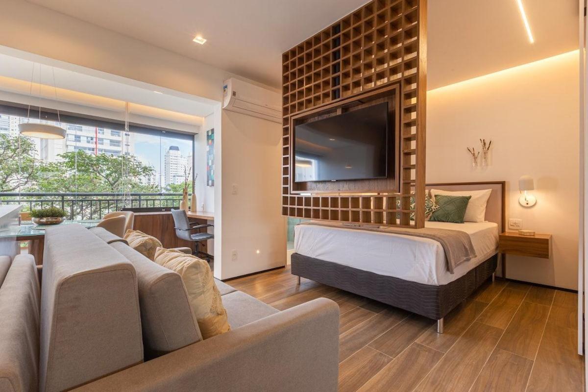 דירות סאו פאולו Easy Star - Luxuoso Studio No Coracao Do Campo Belo - Hc01H מראה חיצוני תמונה